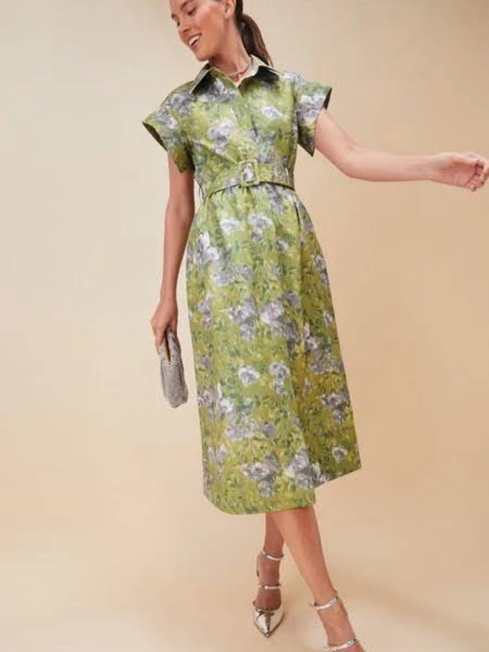Tuckernuck Camille Belted Shirt Dress